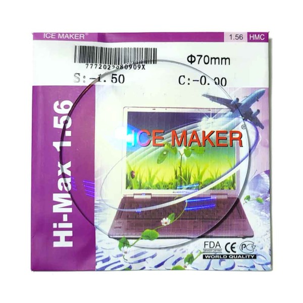 Полимерная линза (пластик) HMC EMI Blue n-1.56 Полимерная линза (пластик) HMC EMI Blue n-1.56