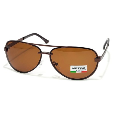 Солнцезащитные очки мужские, авиаторы, поляризационные, Matino 9090-k