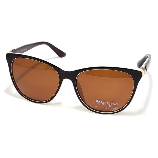 Солнцезащитные очки женские, бабочка, поляризационные, Polar Eagle pe05005-c3