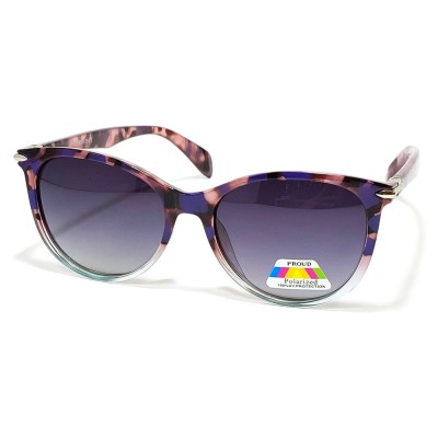 Солнцезащитные очки женские, панто, поляризационные, Proud p90099-c3